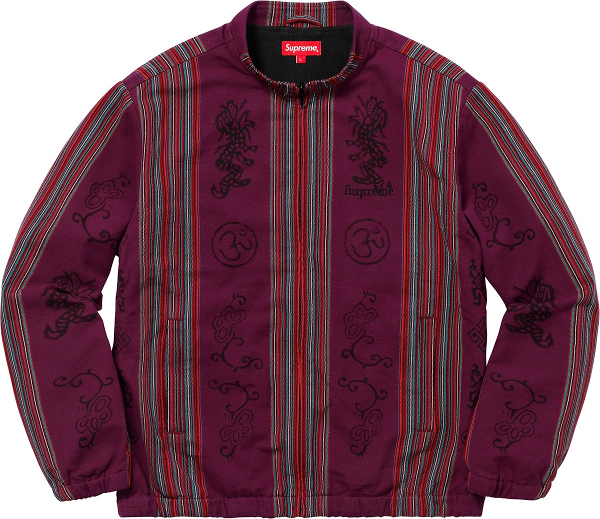 Woven Striped Batik Jacket view 6